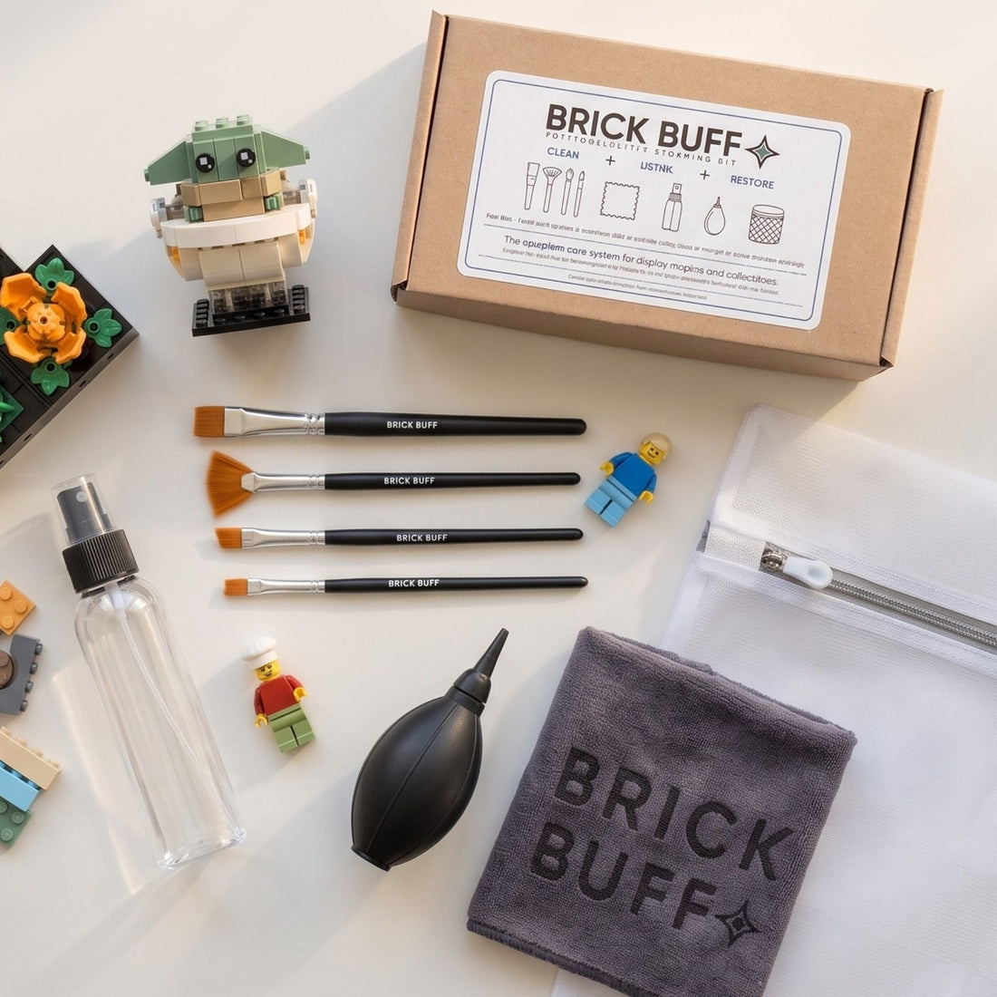 Brick Buff Toy/Collectible Cleaning Kit